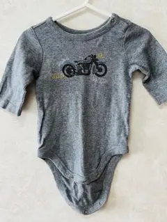 babyGap バイクプリントロンパース 60cm グレー