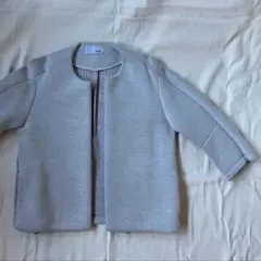 Ebonyivory ノーカラージャケット グレー