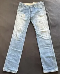 FACTOTUM ファクトム　デニムパンツ ダメージ加工のサムネイル