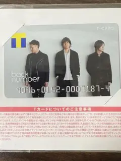 backnumber バックナンバー Tポイントカード　未使用品
