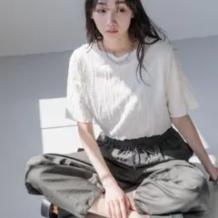 LOWRYS FARM フリンジ5S トップス カットソー・Tシャツ