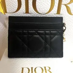 DIOR ディオール Lady Dior Freesia カードホルダー 黒