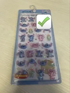 【正規品】ボンボンドロップシール スティッチ 大