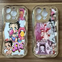 【新品・未使用】ベティ・ブープ iPhone16pro SHEIN 2種セット