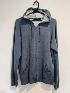 メンズ ブルー パーカー Lサイズ カジュアル