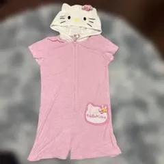 Hello Kitty フード付きルームウェア Lサイズ ピンク