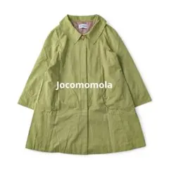 Jocomomola ホコモモラ スプリングコート Aラインコート グリーンのサムネイル