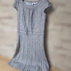 試着のみ♡23区ツイード プリーツ ワンピース