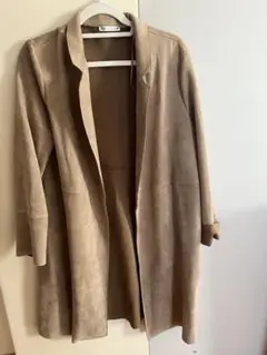 美品♡週末セール★ZARAフェイクスエードコート　柔らかな生地