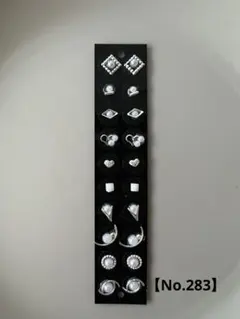 【No.283】パール・シルバー♡耳ツボジュエリー おまとめ購入で1枚500円