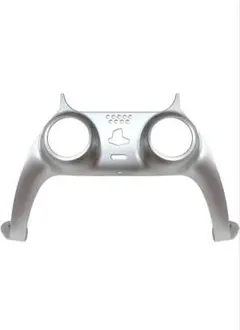 PS5コントローラー用装飾 PS5コントローラー用フレーム シルバー 2個セット