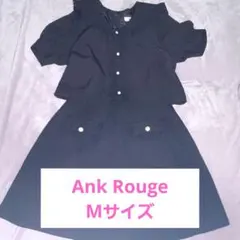 Ank Rouge　ミニワンピース　黒　ブラック　M　量産型　フリル