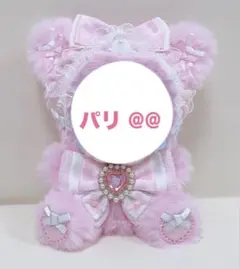 10cm 着ぐるみ ぬい服 作家 ねこ ピンク 10cm 着ぐるみ ぬい服 作家 ねこ ピンク - メルカリ