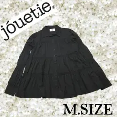 098〚jouetie〛 ティアードシャツ ブラック Mサイズのサムネイル