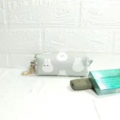 BOX型の小物入れ☆iQOSポーチ☆電子タバコ☆ラビットドット