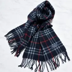 美品✨バーバリー カシミヤ100% メガチェック マフラー ノバチェック 美品】BURBERRYバーバリー カシミヤ100％ メガチェック マフラー