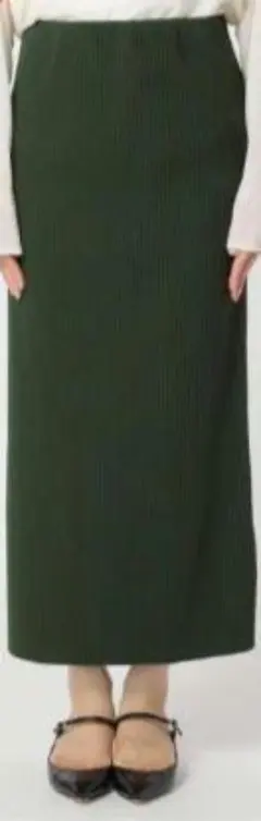 NOBLE ⭐️トタンテレコタイトスカート 38 グリーン