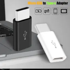 Type-c変換アダプターmicroUSB to TypeCタイプ