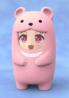 ねんどろいどもあ きぐるみフェイスパーツケース ピンクくま