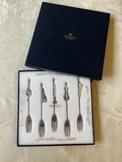 ミキモト】パール付楽器モチーフ デザートフォーク 5本セット - メルカリ