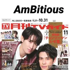 月刊TVガイド　AmBitious 切り抜き
