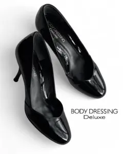 BODY DRESSING ボディドレッシング 本革パンプス ブラック Amazon | [ボディドレッシングデラックス] パンプス 3323