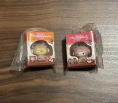 2個セット　マイメロディ　ポムポムプリン　ミニチュアパッケージコレクション