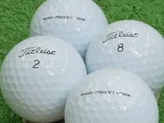 タイトリスト Pro V1 2023年 白 ABロゴなしロストボール 24個のサムネイル