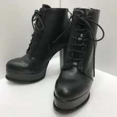 GUCCIグッチ353710 プラットフォームサイドジップブーツ レディース37 GUCCIグッチ353710 プラットフォームサイドジップブーツ レディース37