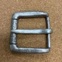 スクエア ベルトバックル シルバーカラー ㊸