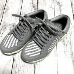 フラッテリーボルタン 牛革　レースアップ 波型ウェッジソール シューズ