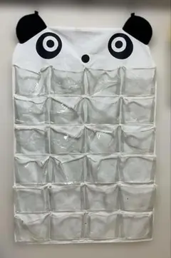 ウォールポケット　　パンダ　大容量　（24ポケット）