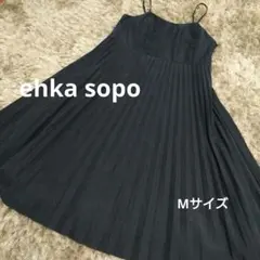 ehka sopo❀ Mサイズ プリーツ キャミ プリーツ ワンピース