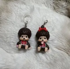 モンチッチ　モンチッチちゃん　めじるしアクセサリー　アンブレラマーカー　2個