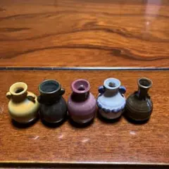 小型陶器壺 5個セット