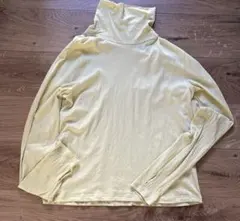 リブ インコンフォート 心地よい 綿100％シアースキンハイネックトップス