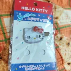 ぷっくりったいヘアクリップ　ハローキティ ヘアクリップ