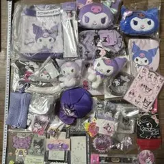 クロミちゃんグッズセット　ぬいぐるみマスコット、ポーチ、アクスタ、マイメロディ