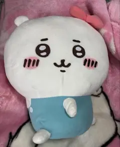 ちいかわぬいぐるみ ピンクリボン付き