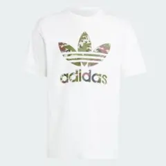 adidas ホワイト カモフラ トレフォイル Tシャツ たけきっております。のサムネイル