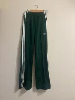 adidas グリーン ジャージパンツ トラックパンツ　2XS