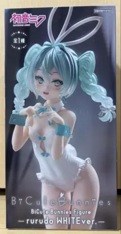 初音ミク　バニー　rurudo ホワイトver フィギュア