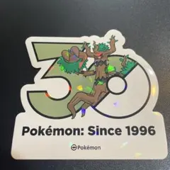 韓国限定 ポケモン 30周年 記念ステッカー　オーロットのサムネイル