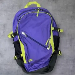 90s archive OLD NIKEリュック パープル ライムグリーンのサムネイル