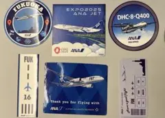 ANA 国際線40周年記念 ステッカー ポストカード ANAステッカー - メルカリ
