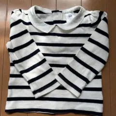 ★【新品未使用】baby GAP☆ボーダー☆カットソー☆パフスリーブ★