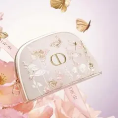 新品　Diorマザーズデイ ディオールオリジナルポーチ　刺繍ポーチ　ノベルティ