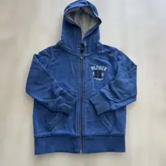 プ*能様 HILFIGER フルジップパーカー 青