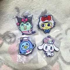 たまごっち×サンリオ　スペシャルラバーマスコット　4種