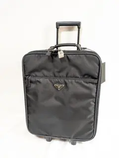 PRADA ナイロン　キャリーバック PRADA プラダ トロリー スーツケース キャリーバッグ ナイロン レザー